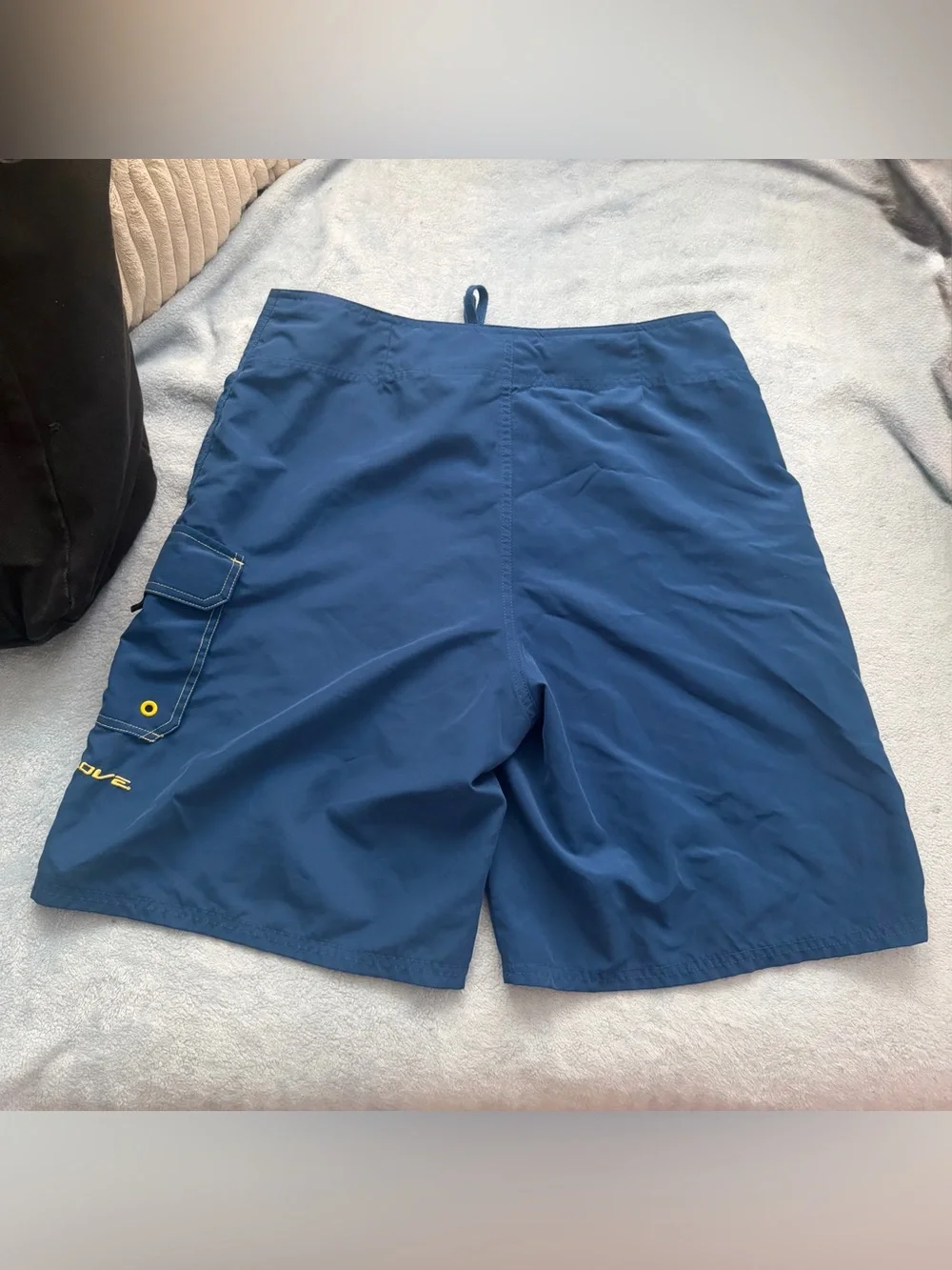 VTG Y2K 2000s Body Glove Teal Yellow Men’s Board Shorts Swim Surf Trunks